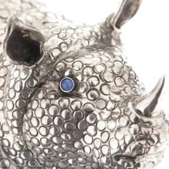 Accendino in argento sterling Rhino