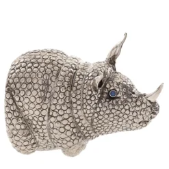Accendino in argento sterling Rhino