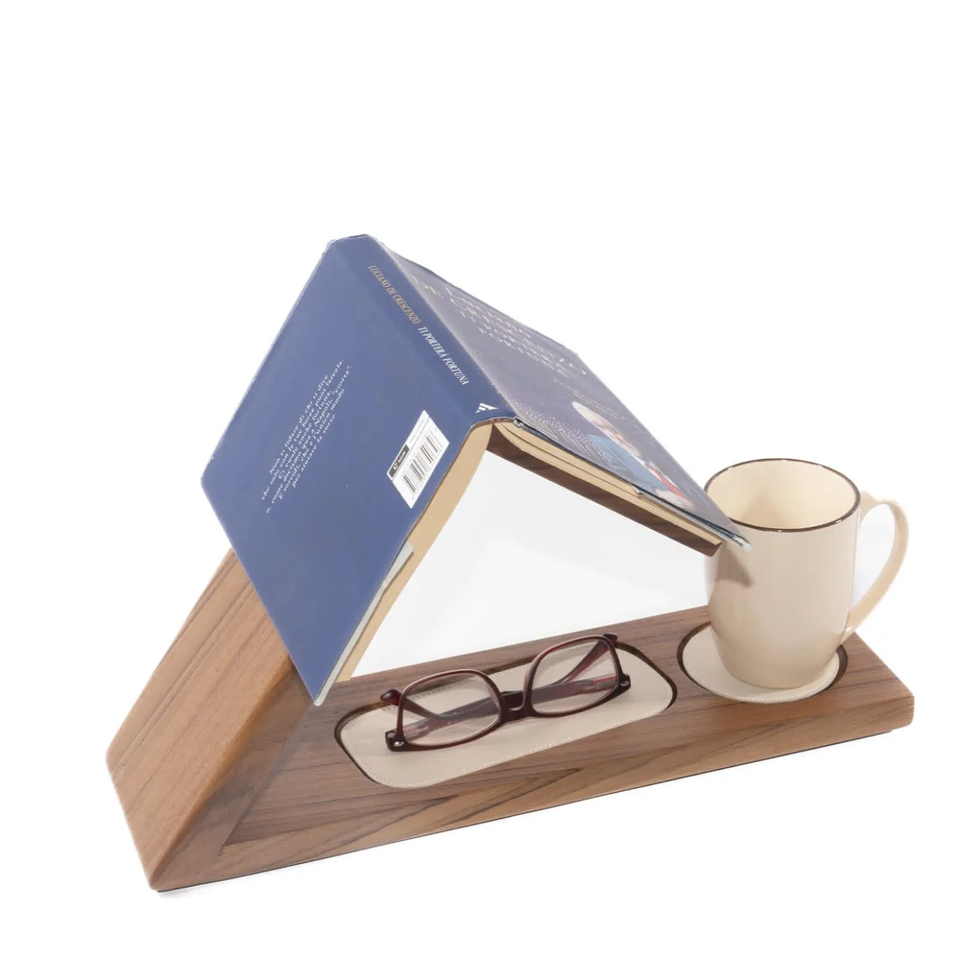 Accessorio da scrivania multiuso Leggo Teak