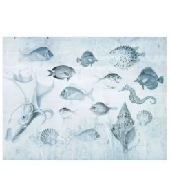 Acquarium Blu Nature Carta da parati