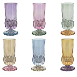 Ada 07 Set di 6 bicchieri da bibita