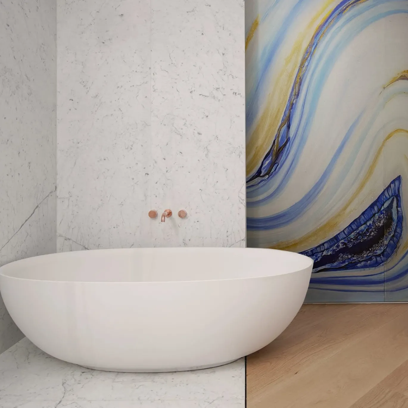 Agata Gold Luxury Pannello Decorativo