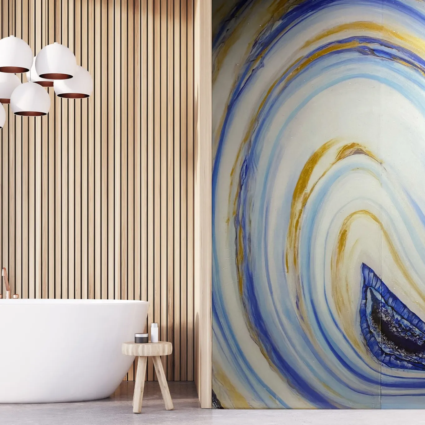 Agata Gold Luxury Pannello Decorativo