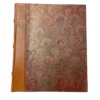 Album fotografico in pelle marrone