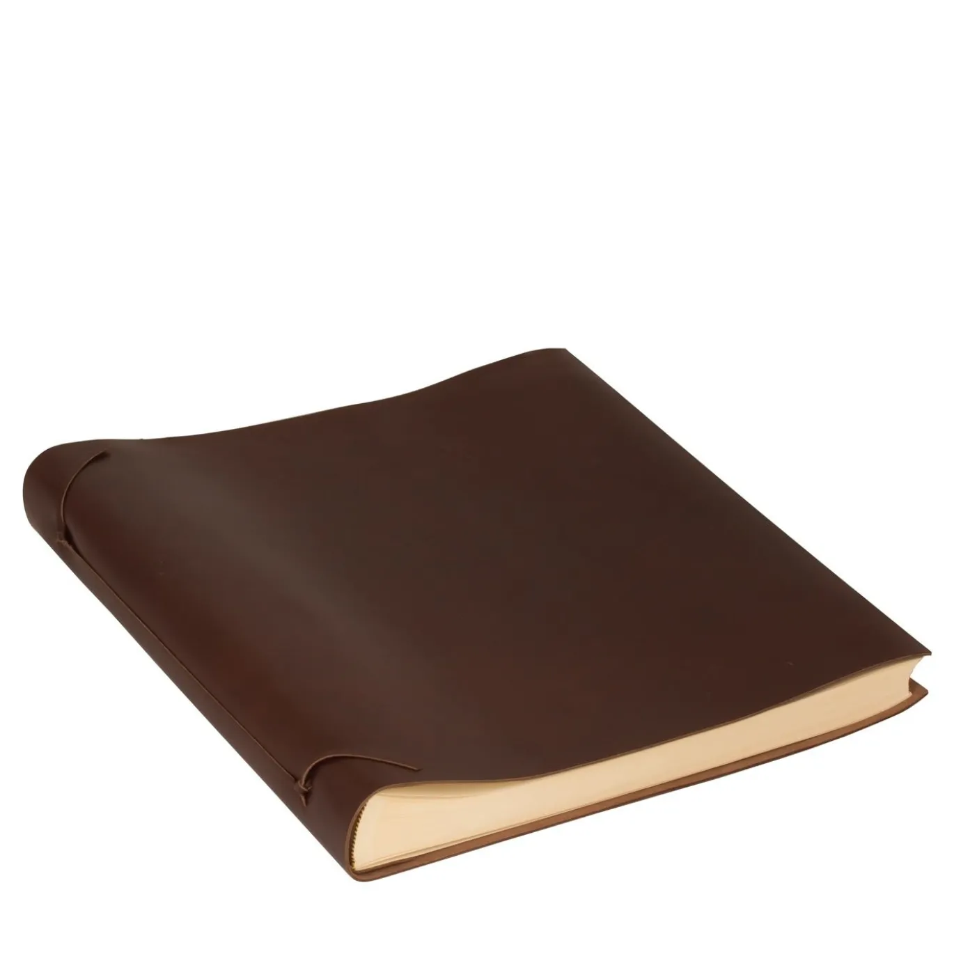 Album Fotografico Legacci in Pelle Saddle Marrone