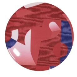 Alchimie Set di 2 piatti Pane in porcellana con decoro astratto #3