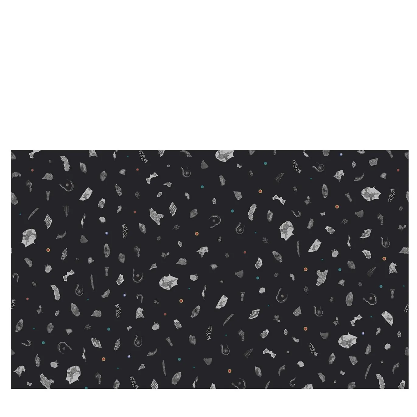 Alphabet Black Luca Artioli Carta da parati