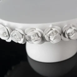 Alzata per torta Coco Camelie Flowery White