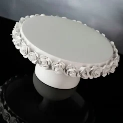 Alzata per torta Coco Camelie Flowery White