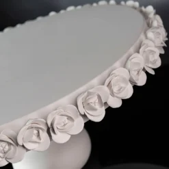 Alzata per torta Coco Camelie Flowery White