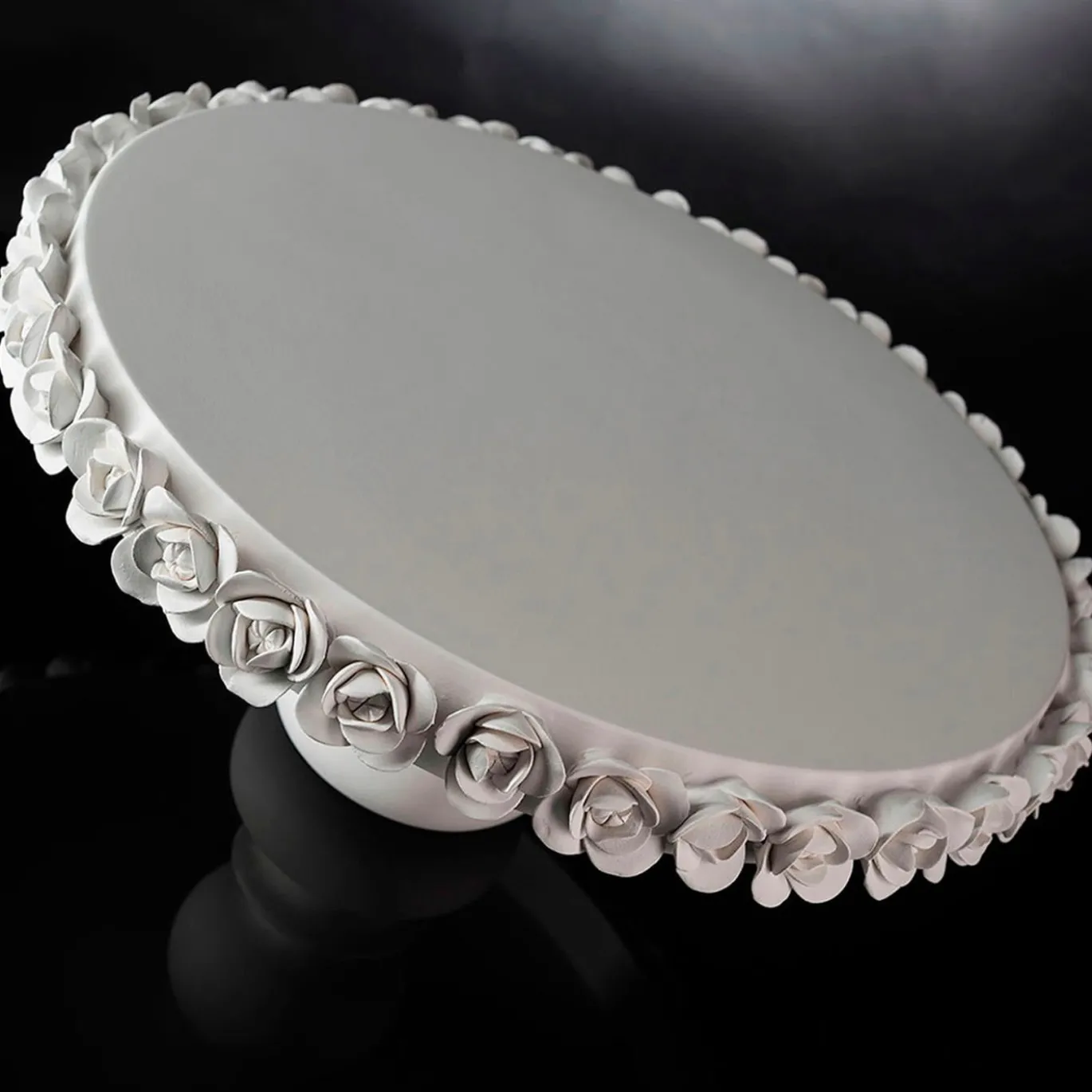 Alzata per torta Coco Camelie Flowery White