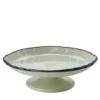 Alzata per torta in ceramica Monogram Verde Velluto Botanico