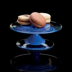 Alzata per torta Madeleine Blu Lapis