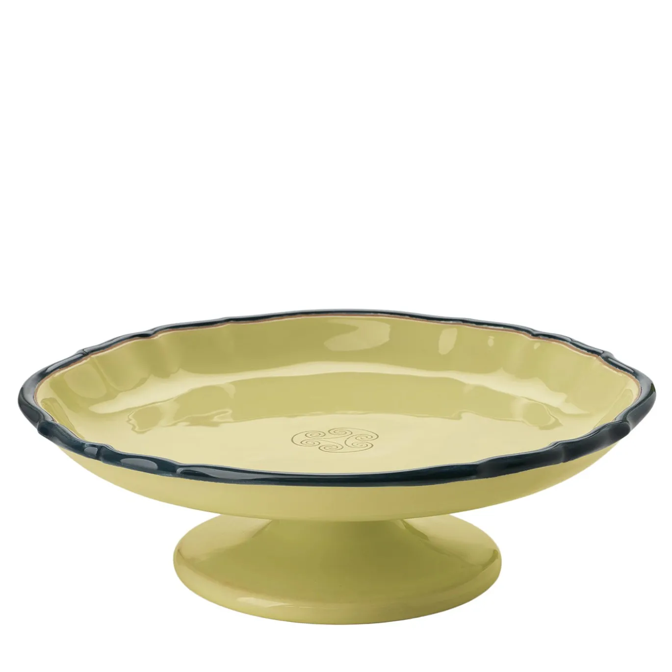 Alzata per torta Monogram Vaniglia Imperiale in ceramica