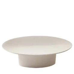 Alzata per torte in ceramica bianca Tellina
