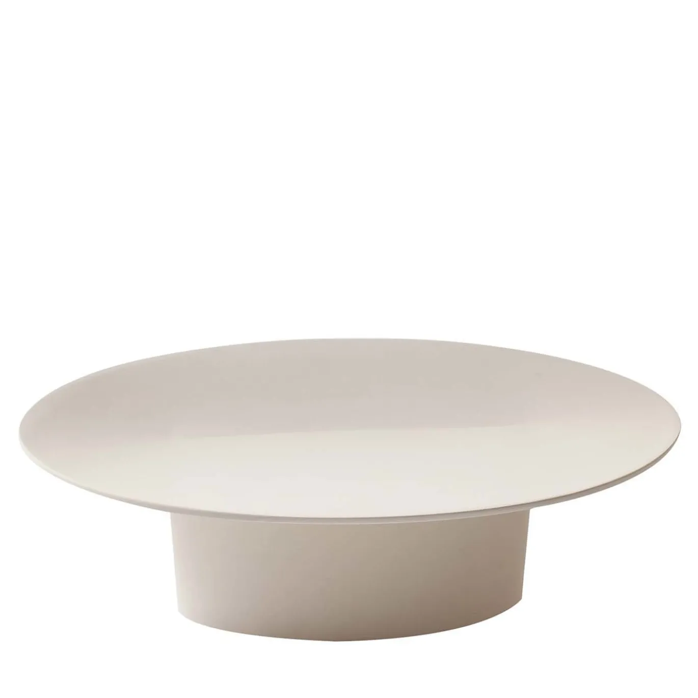 Alzata per torte in ceramica bianca Tellina