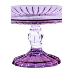 Alzata Prestige in Vetro Viola