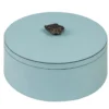 Ambretta Azzurro Scatola rotonda grande alta