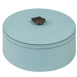 Ambretta Azzurro Scatola rotonda grande alta