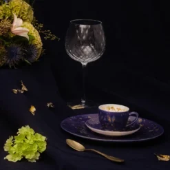 Apollo Bianco Set di due tazze da caffè e piattino
