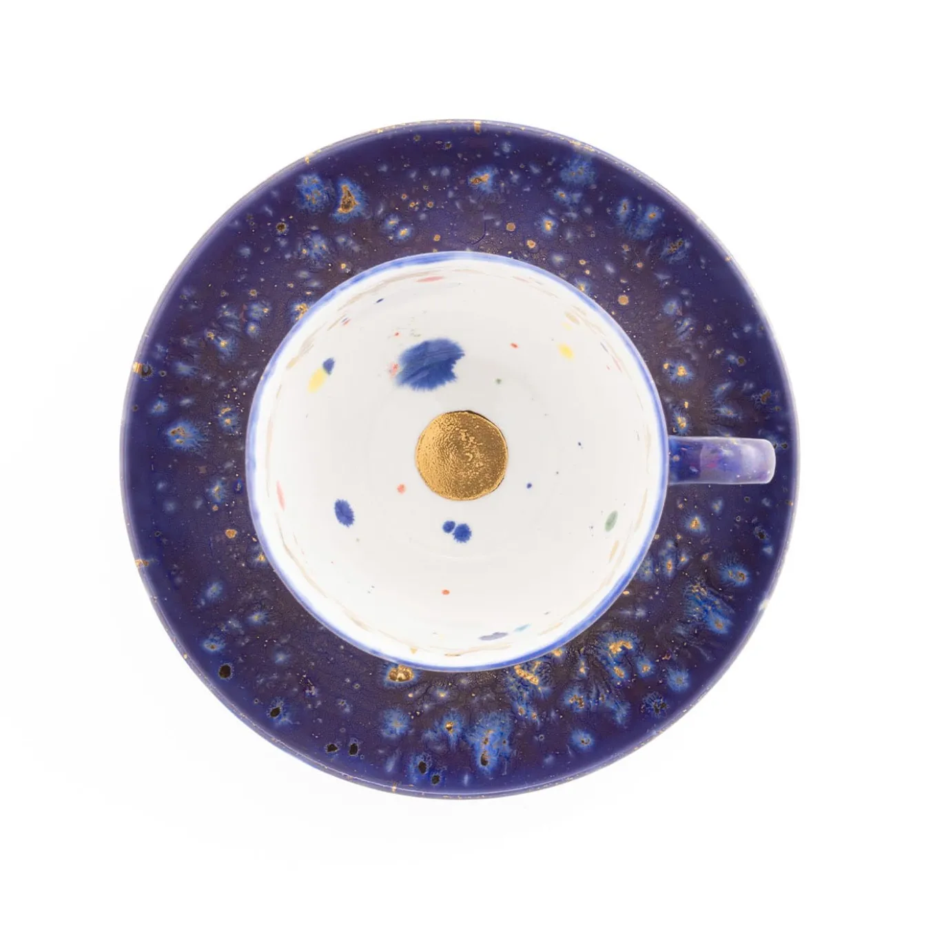 Apollo Bianco Set di due tazze da caffè e piattino