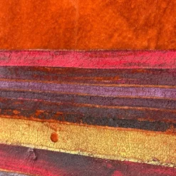 Arazzo Dipinto a Mano Foglia Marrone Deserto