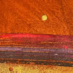 Arazzo Dipinto a Mano Foglia Marrone Deserto