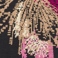 Arazzo Fantasma Rosa e Nero in lana di Anna Galtarossa