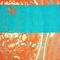 Arazzo jacquard blu Tiffany Borromini