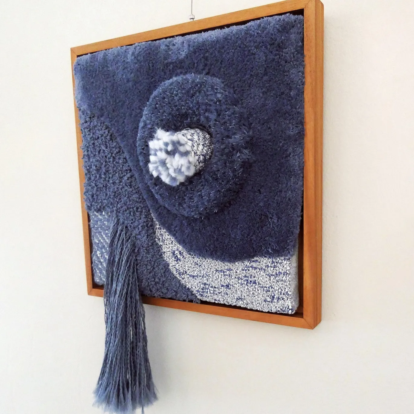 Arazzo Quadrato Rumours Blue II