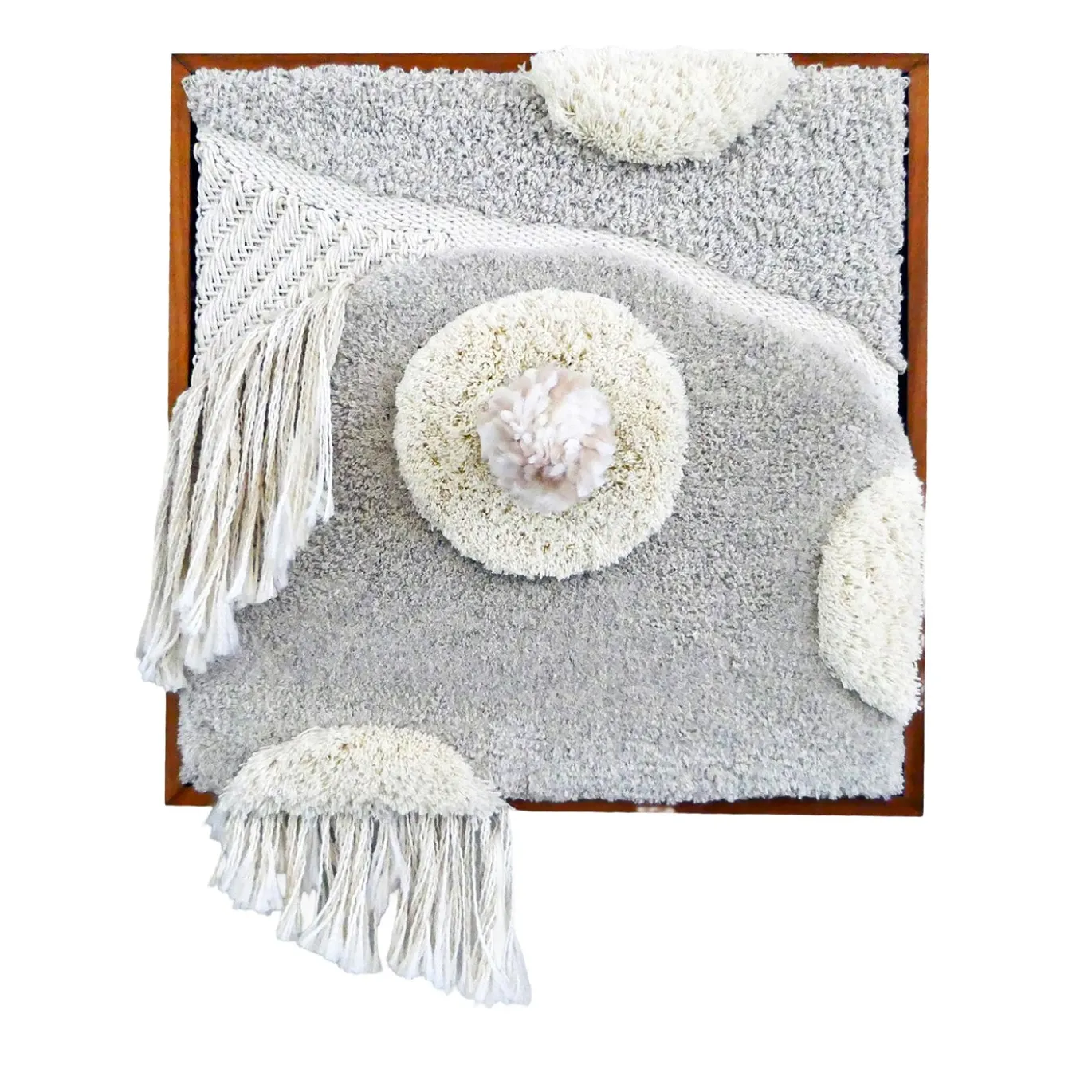 Arazzo Quadrato Rumours Off White II