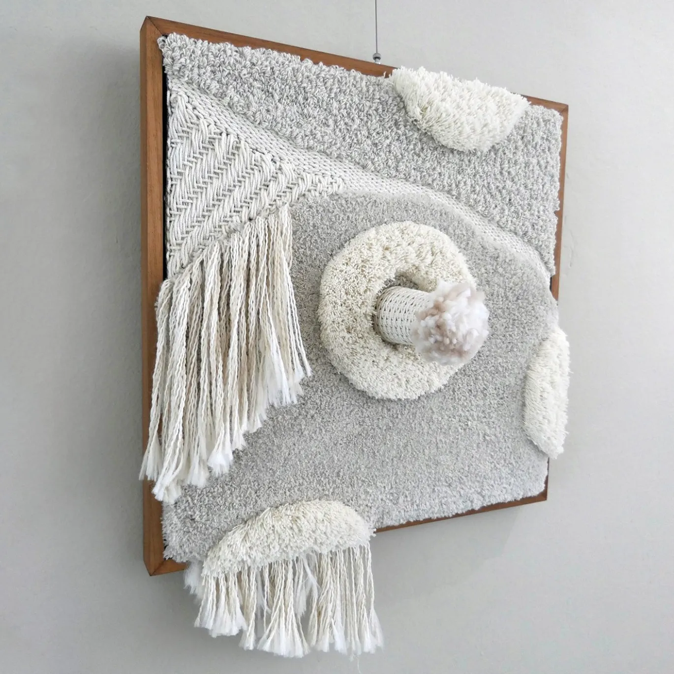 Arazzo Quadrato Rumours Off White II