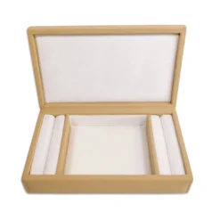 Arc Long Cream White Jewelry Chest