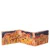 Assemblage Scultura Decorativa in Ceramica Dipinta