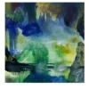 Attraversando Aurore di Ghiaccio Pittura a olio su tela