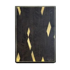 Backgammon Geometrico in Legno con dettagli in Pietre Semi Preziose