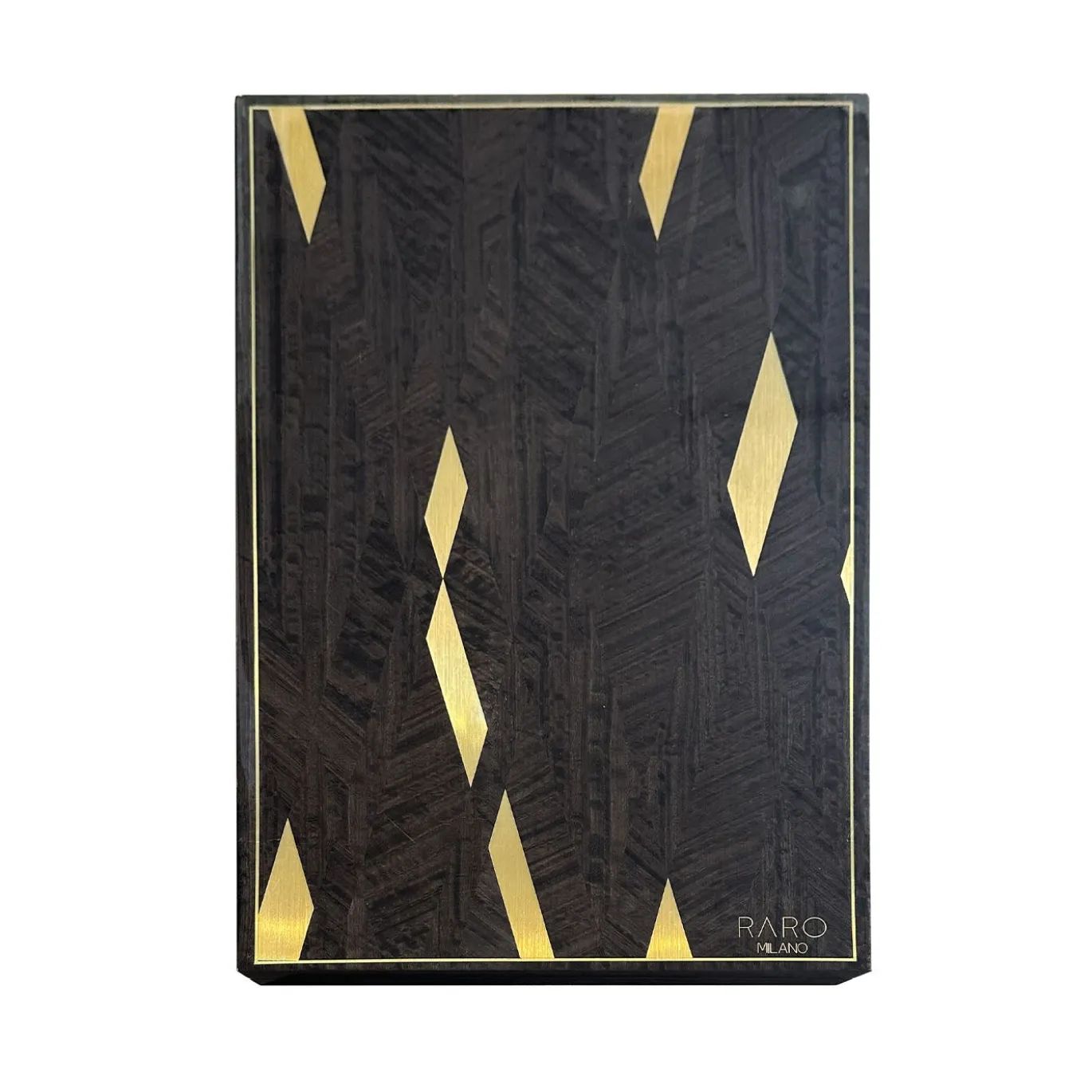 Backgammon Geometrico in Legno con dettagli in Pietre Semi Preziose