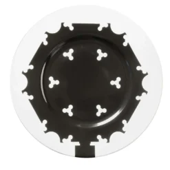 Baroqeat Set di 6 piatti da pane neri di Salvatore Spataro