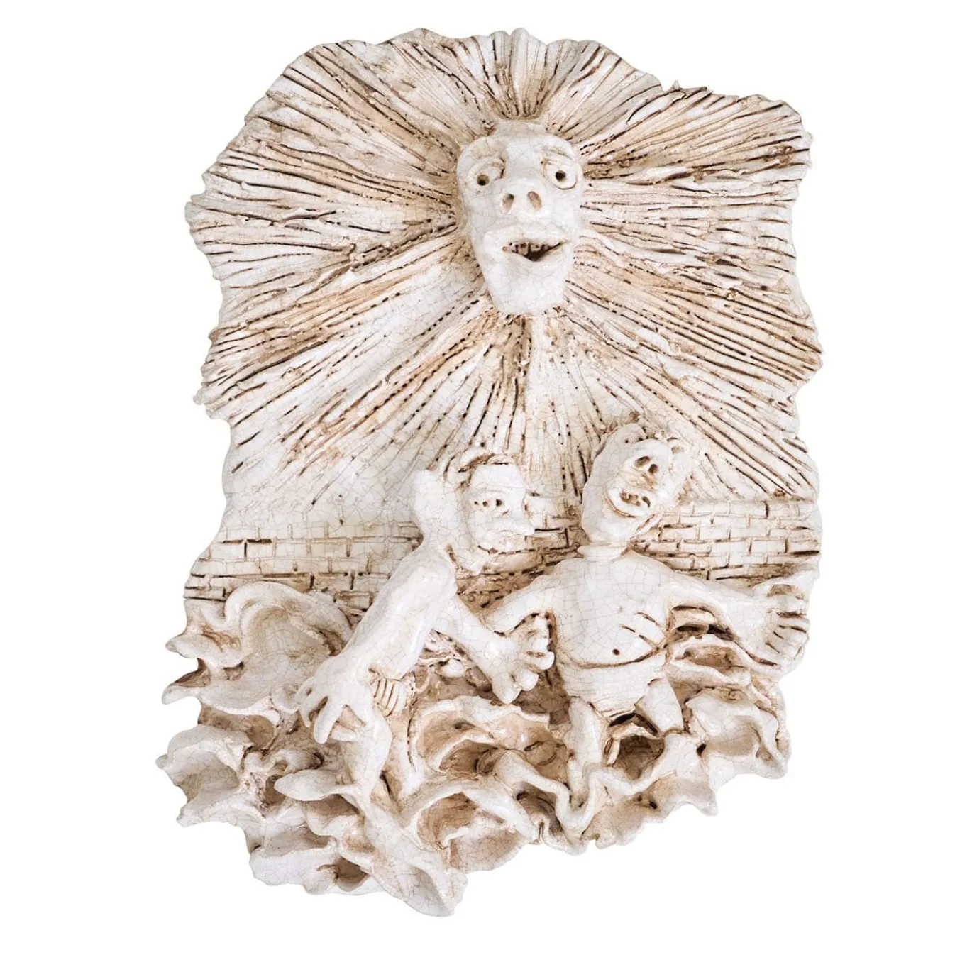 Bassorilievo in Ceramica Tarocchi Tricky Il Sole