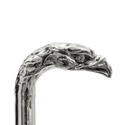 Bastone con manico ad aquila d'argento