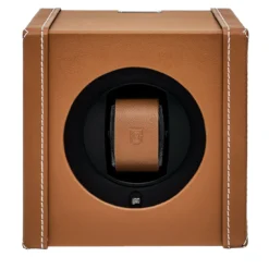 Bauletto per orologi in pelle marrone