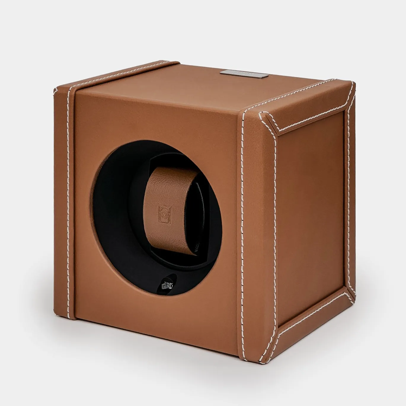 Bauletto per orologi in pelle marrone