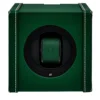 Bauletto porta orologi in pelle verde