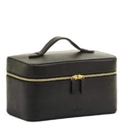 Beauty Case Grande in Pelle Nera