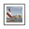 Bettina Graziani Stampa con cornice di Slim Aarons