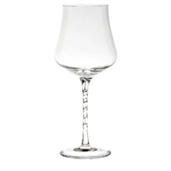 Beviamo Set di 6 bicchieri da vino con stelo ritorto
