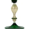 Bicchiere a stelo verde Tipetto #1