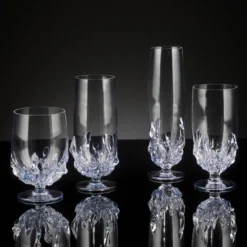 Bicchiere da acqua azzurro Flame Small