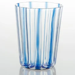 Bicchiere Impilabile a strisce blu
