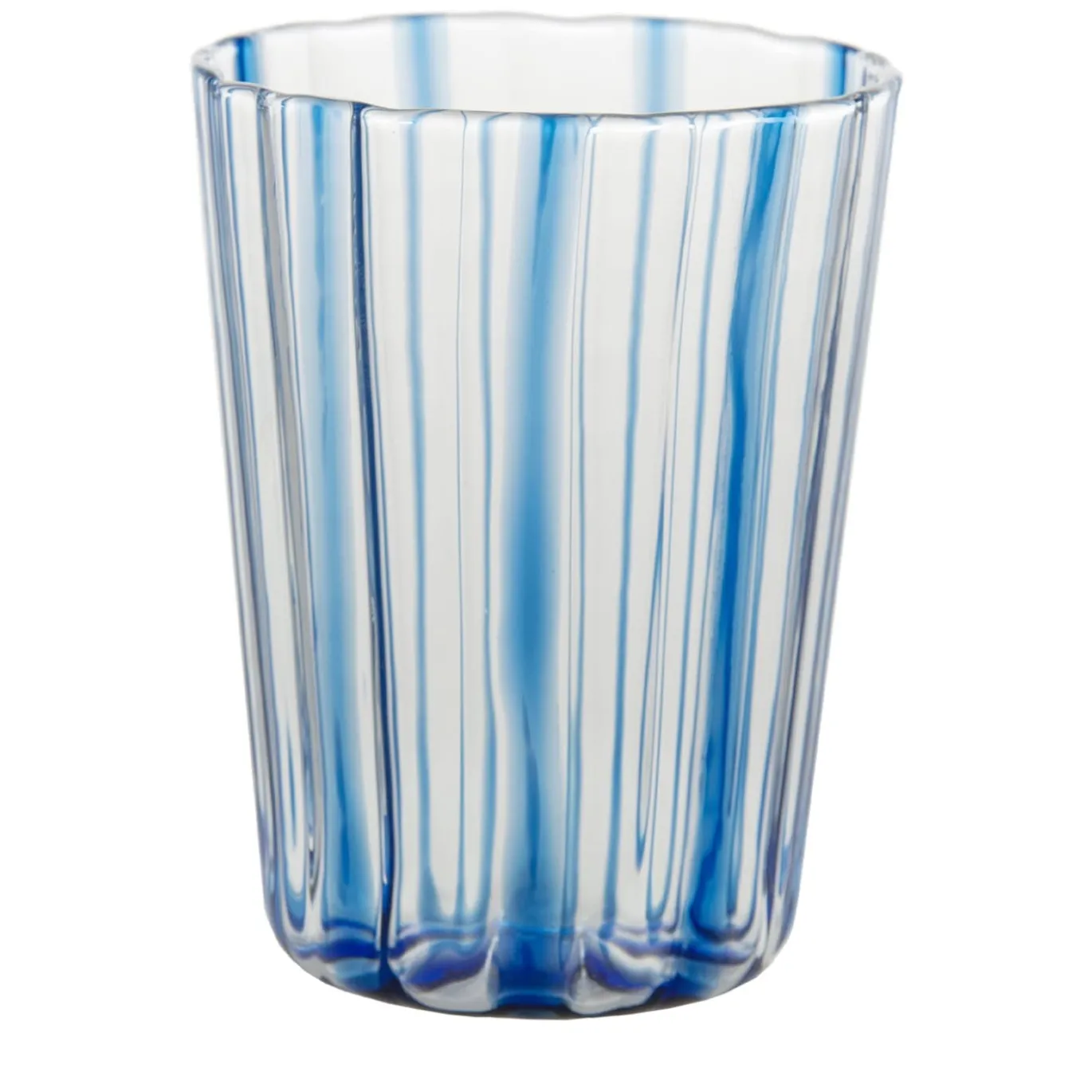 Bicchiere Impilabile a strisce blu